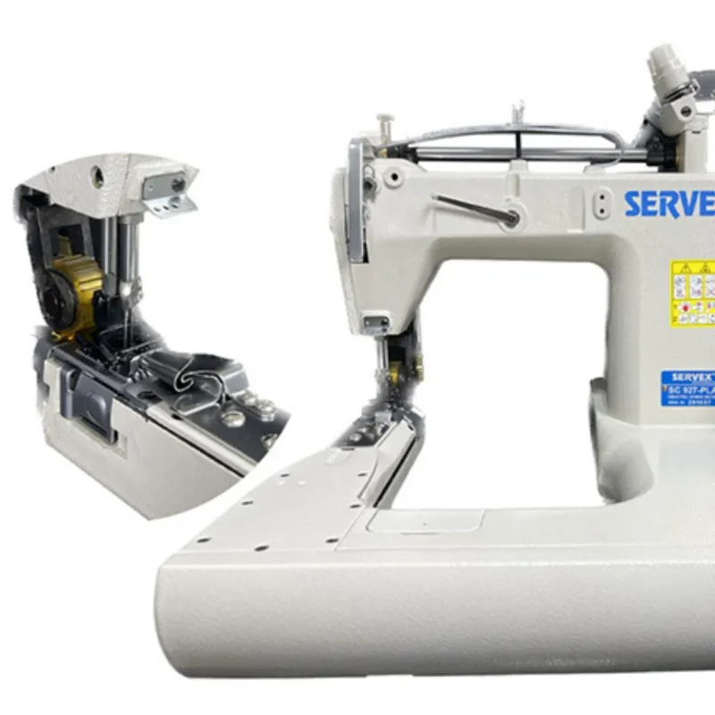 Máquina Cerradora de camisa con puller de goma Mecatronica Servex SC 927PLA