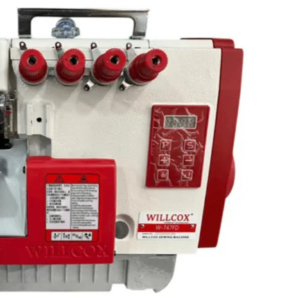 Maquina Fileteadora Mecatrónica WILLCOX W-747FD 4 HILOS