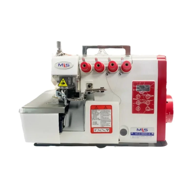 Máquina Fileteadora Mecatrónica 4 Hilos Direct Drive con Rematador Ref: MLS-988D-4-BK 110V